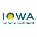 IOWA Economic Development logo with a sun over a winding road inside the 'O' of IOWA.