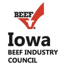 Iowa Beef Industry Council logo with a red emblem and bold black text reading 'IOWA BEEF INDUSTRY COUNCIL'.