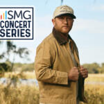 Promotional banner for the 2026 SMG Concert Series with a man in a tan jacket outdoors and the logo in the corner.